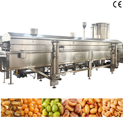 Macchina fritta continua di grande produttività per cereali, cereali e snack a aria con certificato CE