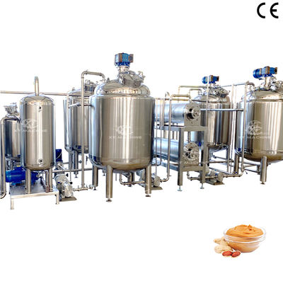 Un buon prezzo. SS304 Serbatoio di miscelazione/raffreddamento del burro di arachidi con degassaggio per riscaldamento emulsificante industriale e serbatoio di miscelazione isolante in linea