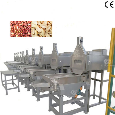 Un buon prezzo. Macchina completamente automatica per tagliare e sbollentare le arachidi, per la vendita diretta in fabbrica, per sbucciare l'aria in linea