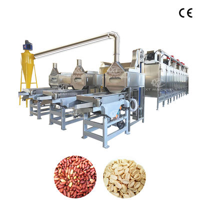 Un buon prezzo. Macchina di sbiancamento e taglio di arachidi ad alta precisione personalizzabile con 800-1000 kg/h con certificazione CE in linea