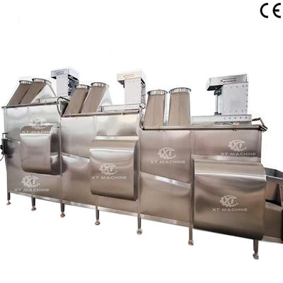 Un buon prezzo. Macchina per il raffreddamento ad aria di alimenti fritti da 1000 kg/h-2000 kg/h, sistema di raffreddamento ad aria per arachidi, velocità di trasporto controllabile in linea