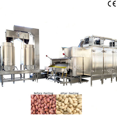 Un buon prezzo. 500~1000 kg/h in acciaio inossidabile di grado alimentare Macchina di sbiancamento delle arachidi tostate attrezzature per la depurazione di pistacchi per impianti di lavorazione di noci in linea
