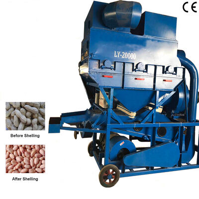 Un buon prezzo. Macchina sgusciatrice per arachidi ad alta efficienza e alto tasso di guscio da 2000 kg/h in acciaio al carbonio per uso industriale in linea