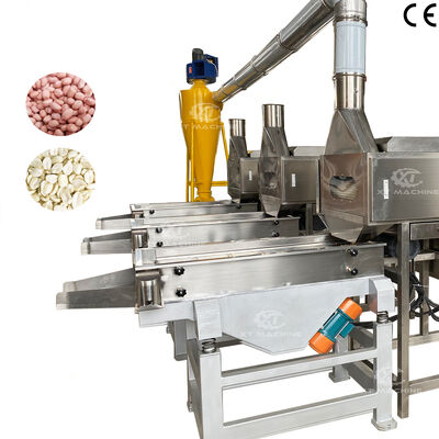 Un buon prezzo. SUS304 1000kg/h-2000kg/h Peanut Cutting and Blanching Machine Split Peanut Kernel Blanching Machine in linea