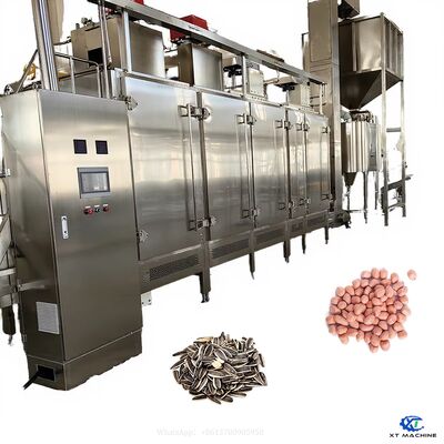 Un buon prezzo. Macchina tostafagioli a nastro continuo per uso alimentare ad alta capacità per arachidi/mandorle/anacardi/semi/nocciole in linea