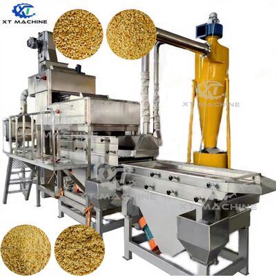 Macchina industriale per il taglio di arachidi con capacità di 500 kg/ora, potenza di 7,5 kW e taglio in due fasi per la lavorazione uniforme delle noci