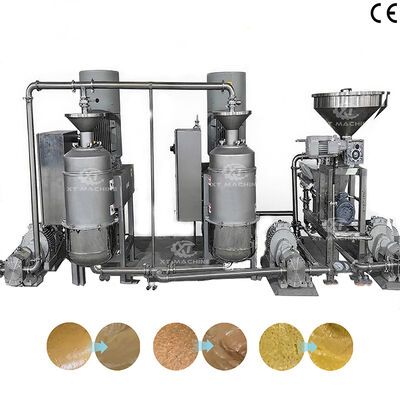 Un buon prezzo. Macchina per la macinazione ad alta velocità di arachidi e burro di frutta secca con finezza da 200-300 mesh per impianti di trasformazione della frutta secca in linea