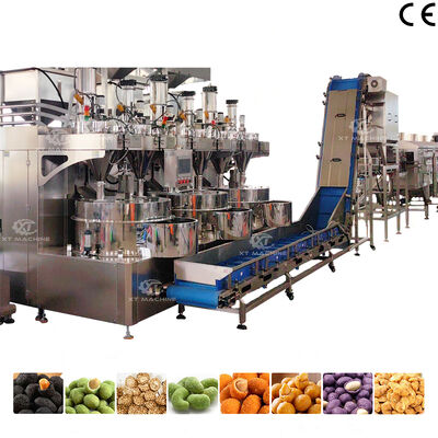 Un buon prezzo. Nuova tecnologia attrezzature per la lavorazione delle noccioline con rivestimento frizionato completamente automatico in linea