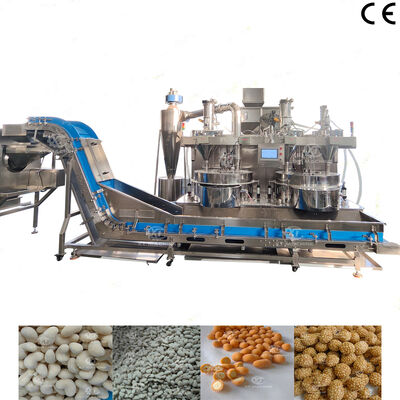 Un buon prezzo. Vendite dirette in fabbrica 500 kg/h-1000 kg/h Macchina automatica di rivestimento delle noci Macchina di produzione delle arachidi coperta in linea