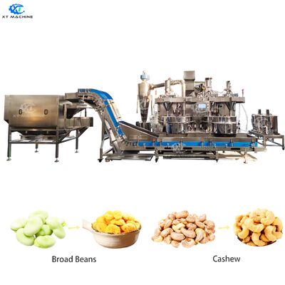 Un buon prezzo. SUS304 Material PLC Control Peanut Coating Machine con capacità di 300-400 kg/h per la lavorazione di noci in linea