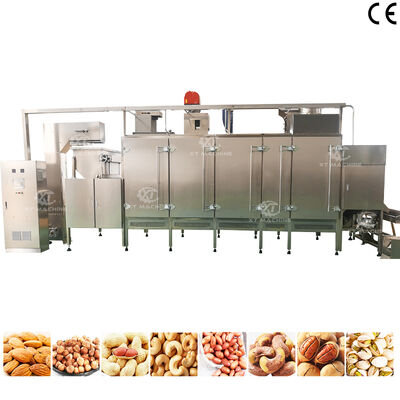 Un buon prezzo. Tostatrice continua per anacardi e arachidi giapponesi in acciaio inox SUS304 con controllo PLC per uso commerciale in linea
