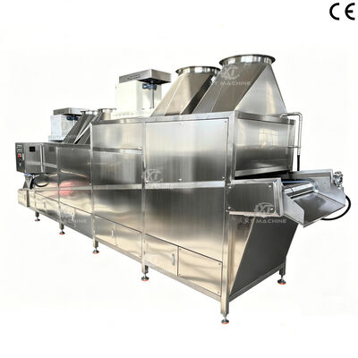 Un buon prezzo. Macchina di raffreddamento per arachidi e frutta secca tostata personalizzabile da 500 kg/h-1500 kg/h con PLC, materiale SUS304, certificata ISO CE in linea