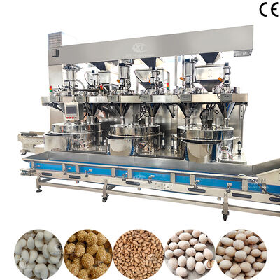 Un buon prezzo. Macchina automatica per il rivestimento di arachidi e fagioli giapponesi ad alta capacità, macchina per il rivestimento di snack per la lavorazione di frutta secca in linea