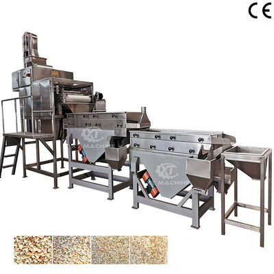 Un buon prezzo. Macchina di frantumazione delle mandorle a base di noccioline completamente automatica per la lavorazione efficiente delle noccioline in linea