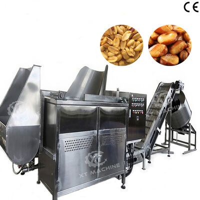 Un buon prezzo. macchina per friggere in lotti giapponese della macchina per friggere l'oliatura della macchina per friggere in lotti SUS304 di scarico automatico 100kg/h con certificazione CE in linea