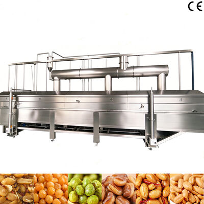 Un buon prezzo. Macchina per friggere continua per cereali, noci e mais ad alta efficienza e grande capacità con certificazione CE in linea
