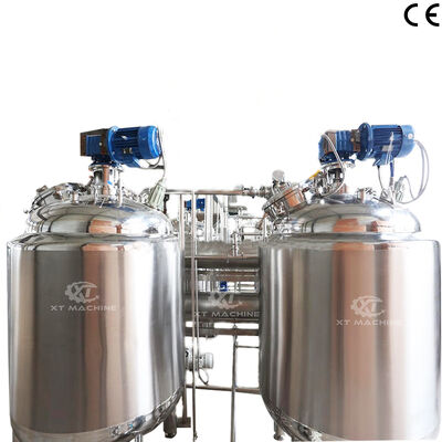 Un buon prezzo. Classe alimentare SS304 Serbatoio di miscelazione/raffreddamento del burro di arachidi con volume personalizzabile e funzione di degassamento in linea