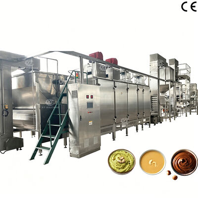 Un buon prezzo. Linea di produzione di burro di arachidi con capacità 1000 kg/h attrezzatura per la lavorazione del burro di noci con produzione sterile completamente chiusa in linea