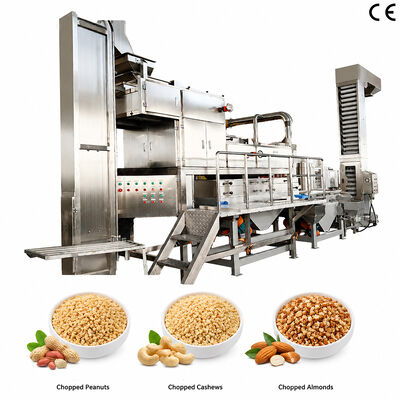 Un buon prezzo. 500 kg/h Macchina automatica per la classificazione delle noci di arachidi/cashew Macchina per il taglio delle mandorle per un taglio efficiente delle noci in linea