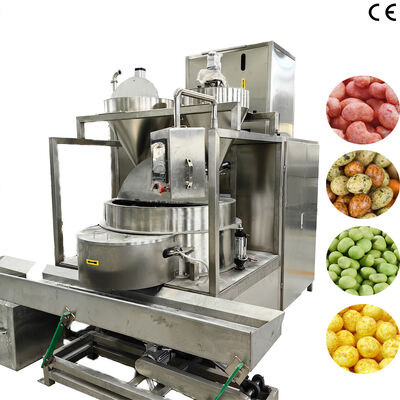 Un buon prezzo. 200-300 kg/h Macchina automatica per la produzione di uova di arachidi rivestite con controllo PLC per impianti di trasformazione di noci per snack in linea