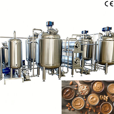 Un buon prezzo. SS304 Serbatoio di miscelazione/raffreddamento del burro di arachidi con degassaggio per riscaldamento emulsificante industriale e serbatoio di miscelazione isolante in linea