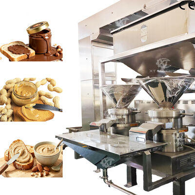 Un buon prezzo. Molino coloidale SUS304 automatico 500-1000 kg/h per mantecare cacao, mantecare mandorla e pasta di sé in linea