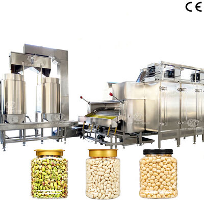 500~1000 kg/h in acciaio inossidabile di grado alimentare Macchina di sbiancamento delle arachidi tostate attrezzature per la depurazione di pistacchi per impianti di lavorazione di noci