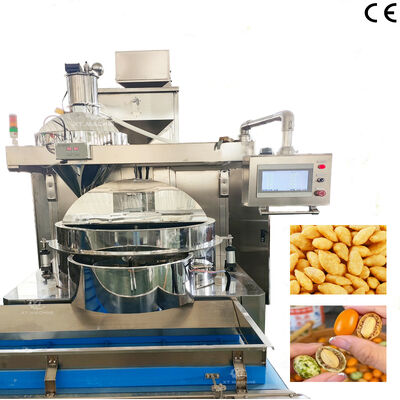 Macchine per la produzione di hamburger di arachidi con rivestimento ad alta velocità