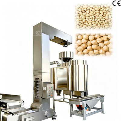 Sbucciatrice automatica per nocciole e pistacchi, per sbollentare le arachidi tostate