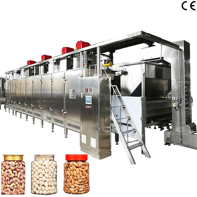 Un buon prezzo. Macchina per la tostatura di anacardi di alta qualità, fagioli giapponesi, tostatrice automatica per noci con 500kg/h-2000kg/h per la lavorazione alimentare in linea